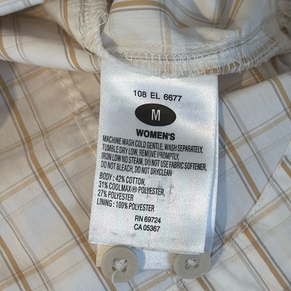 Columbia Titanium 3/4 sleeve Women’s Medium Button Down Shirt - Picture 7 of 7